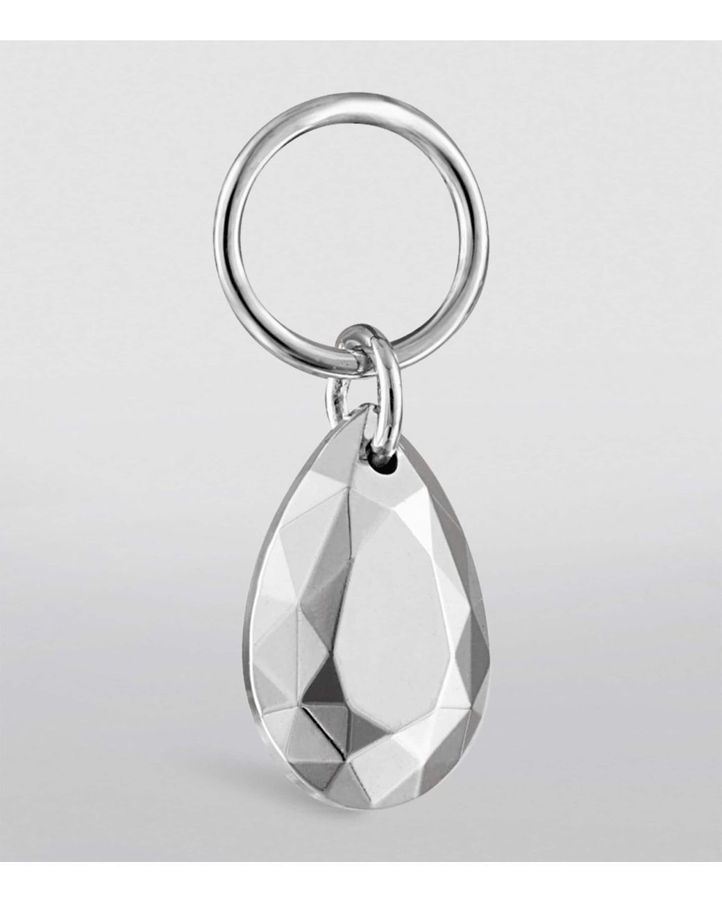 Maria Tash White Faceted Pear Charm