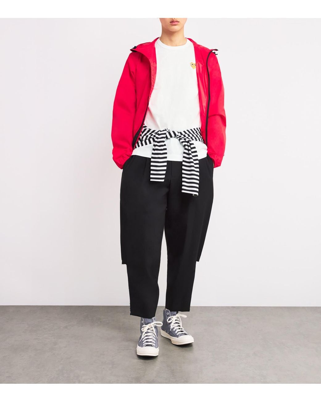 COMME DES GARÇONS PLAY White Heart Logo T-Shirt for men