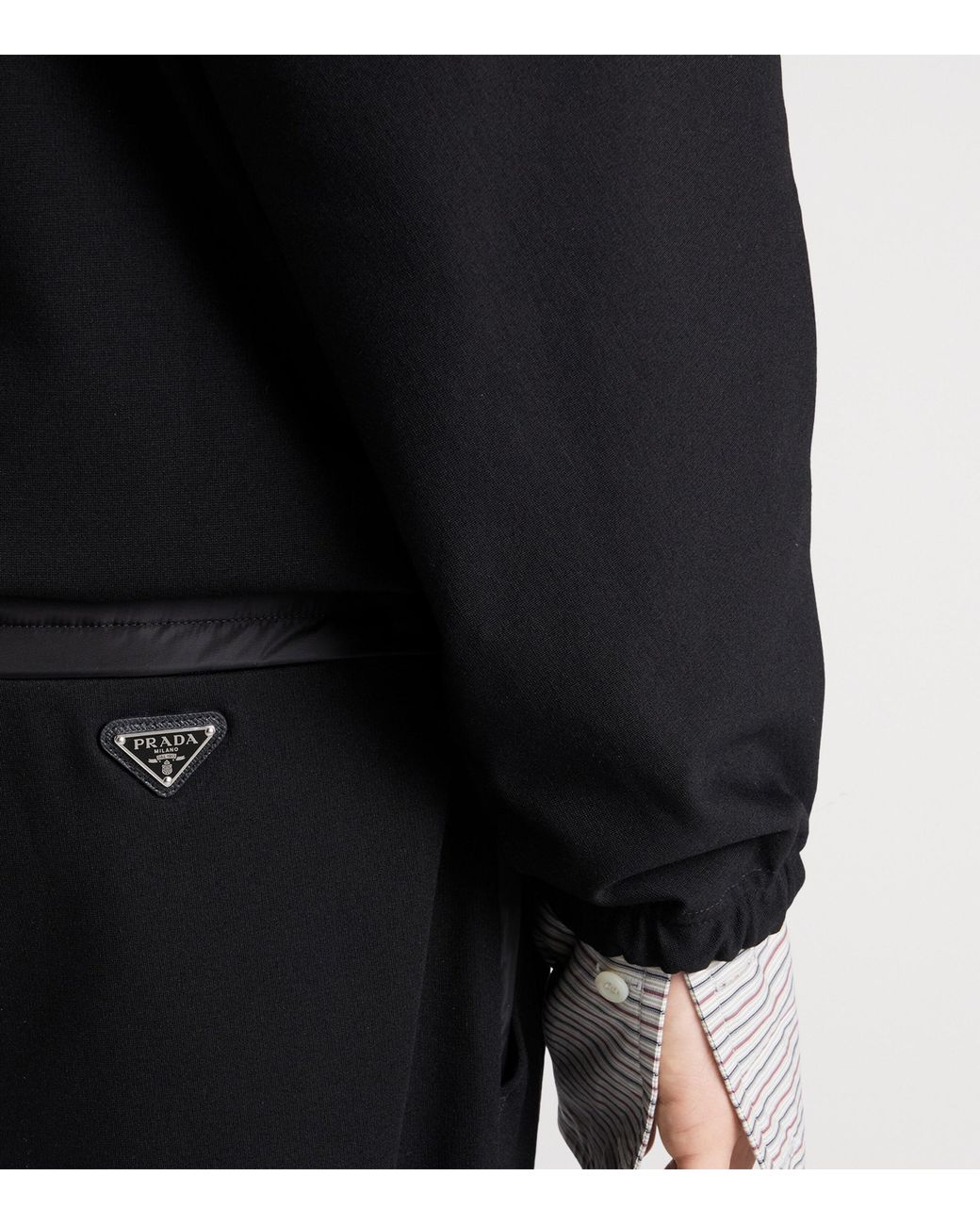 Prada Black Re-Nylon Trousers for men