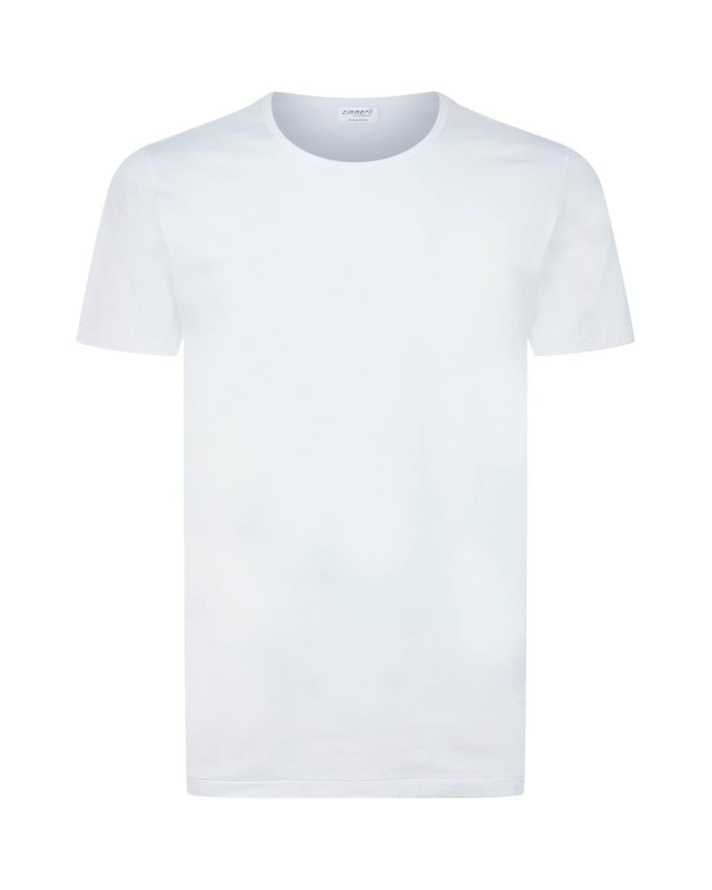 Zimmerli of Switzerland White 172 Pure Comfort Round Neck T-shirt for men