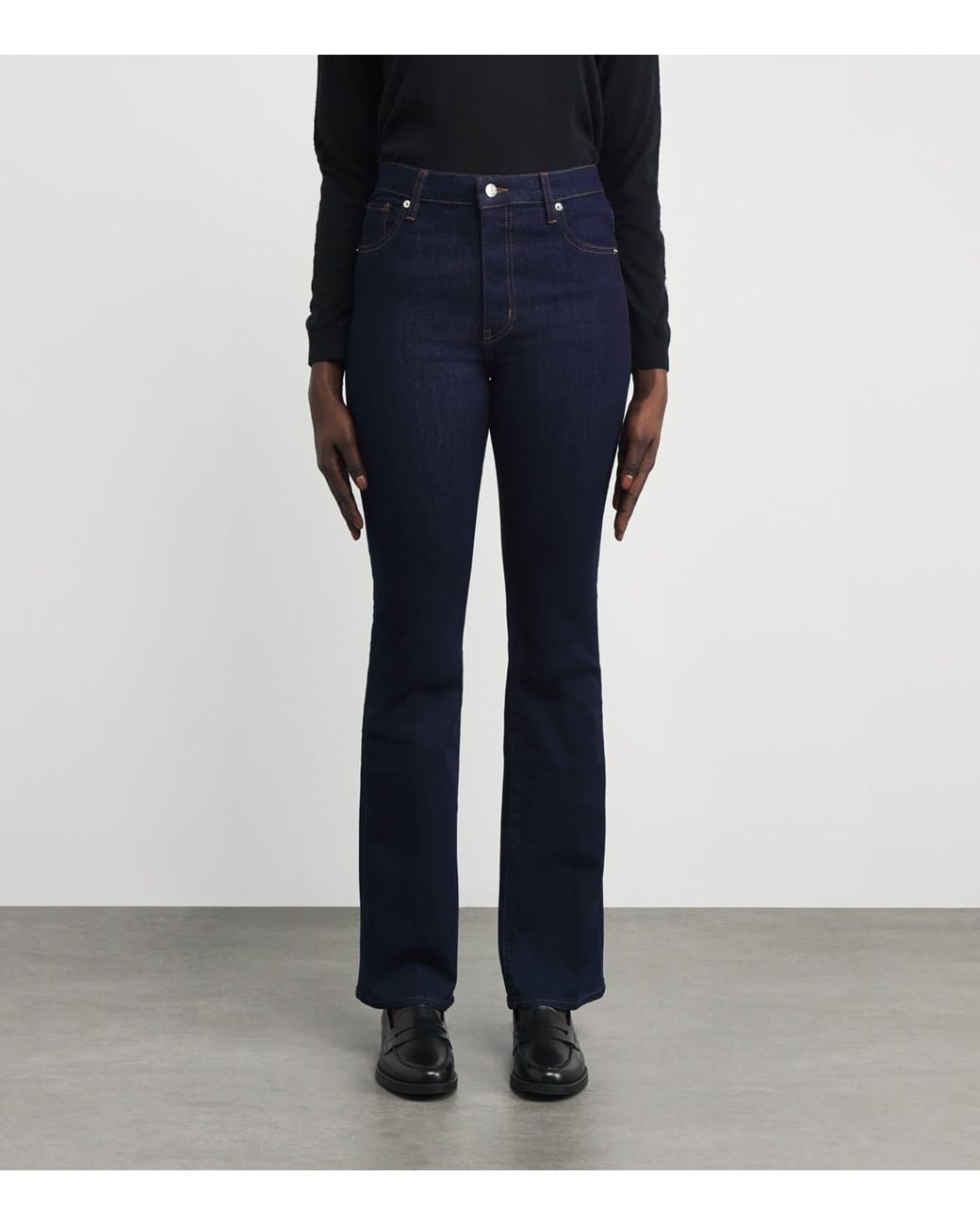 FRAME Blue The Reboot Bootcut Jeans