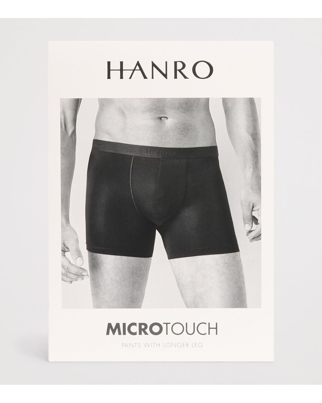 Hanro Blue Micro-Touch Shortleg Boxer Briefs for men