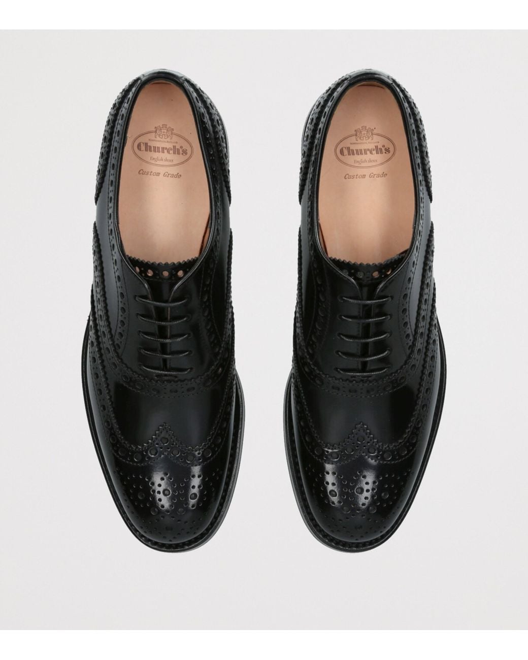 Church's Black Leather Burwood Brogues