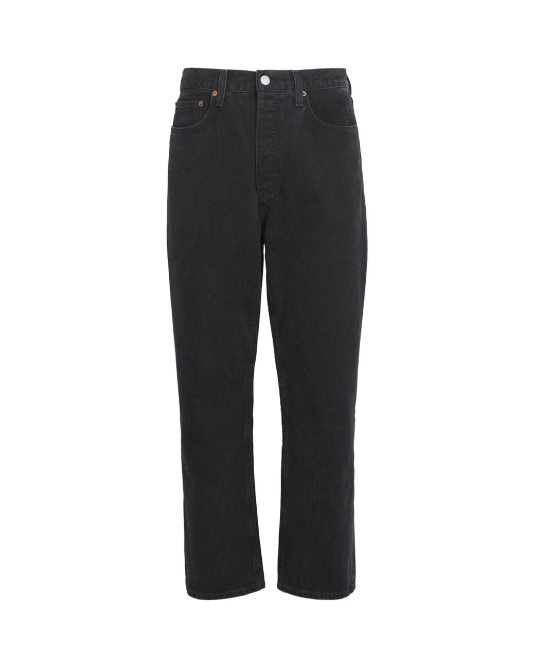 Agolde Black Organic Cotton-Blend Loose '90S Jeans for men