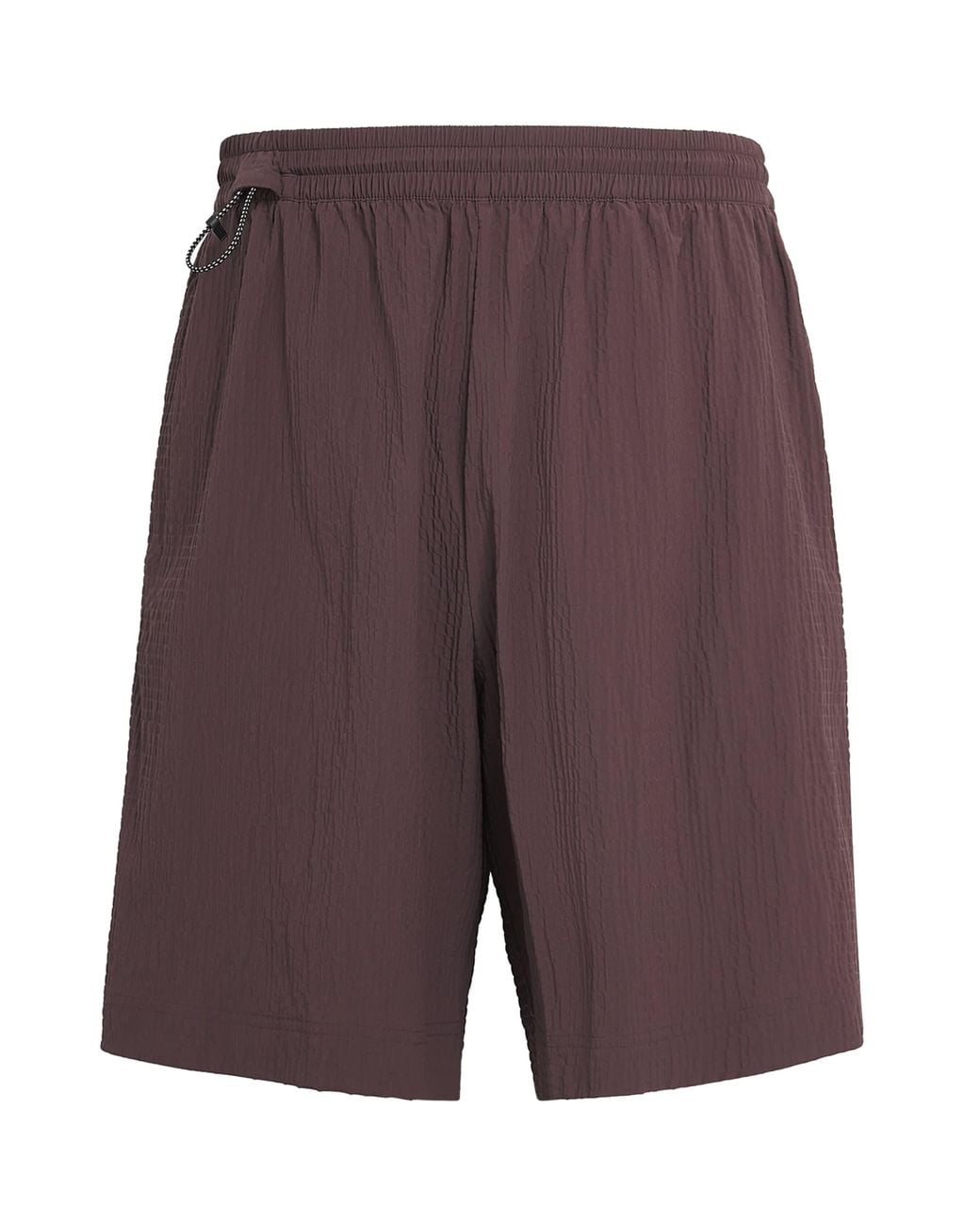 On Shoes Purple Seersucker Courtside Shorts for men