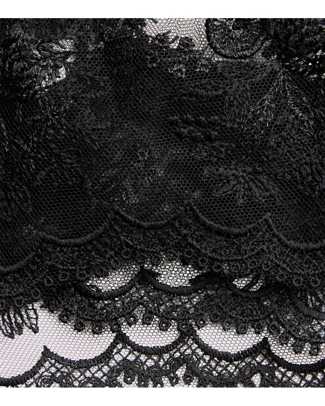 Simone Perele Gray Lace Intrigue Tanga Briefs