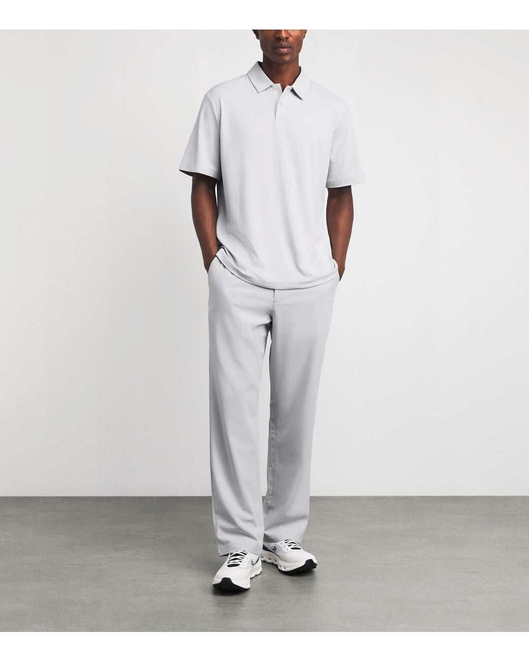 Malbon White Fairway Polo Shirt for men