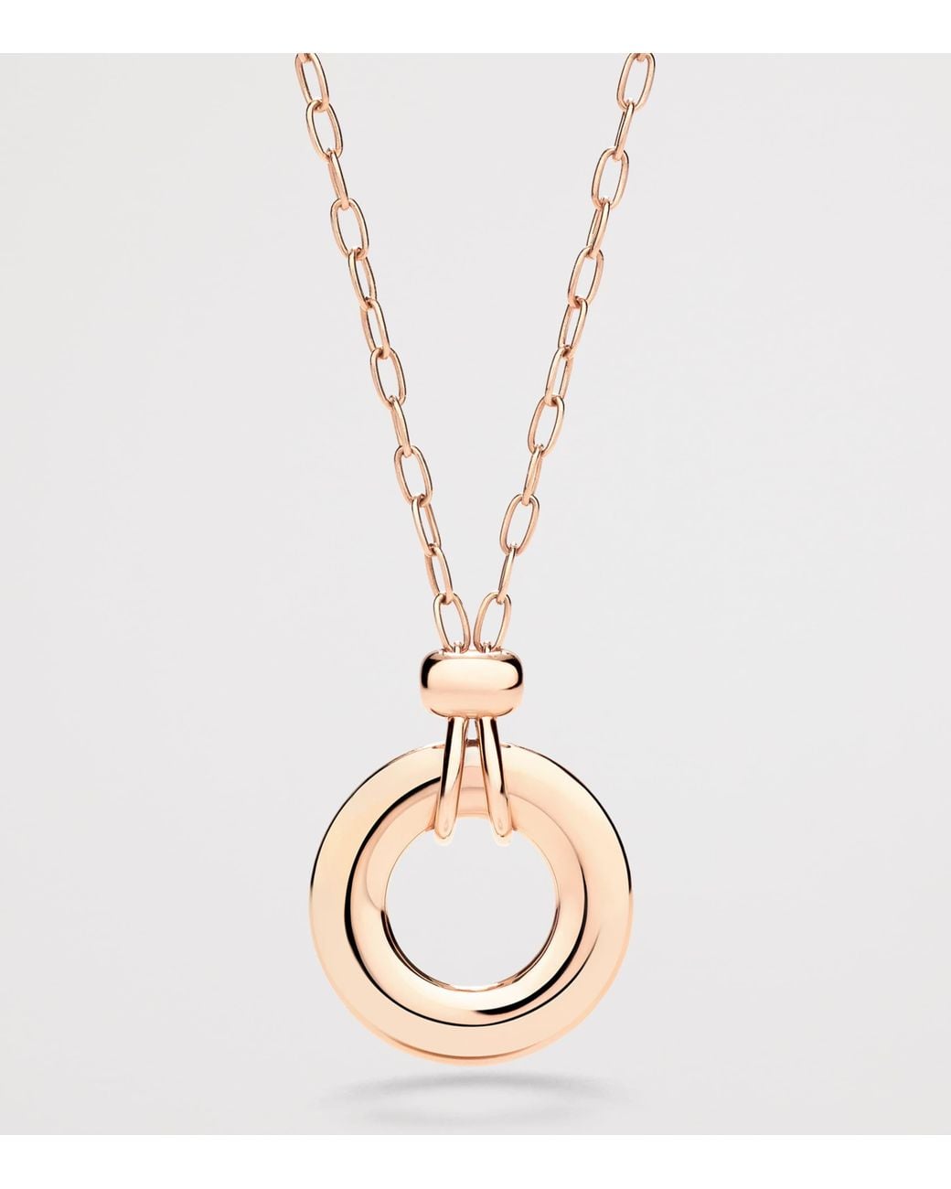 Pomellato Metallic And Diamond Iconica Pendant Necklace