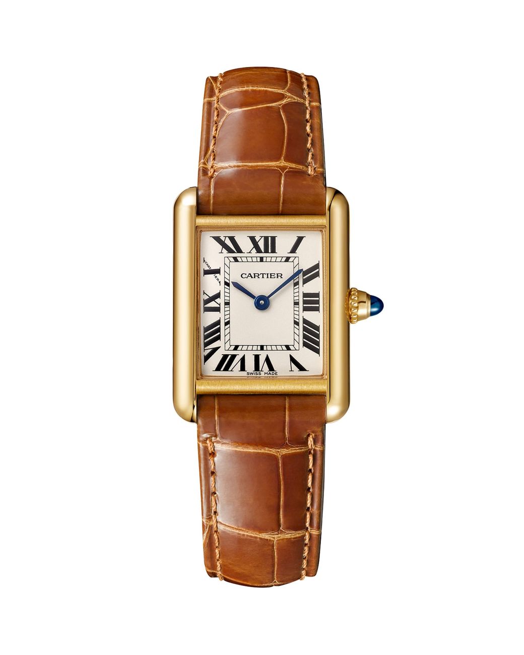 Cartier White Small Tank Louis Watch