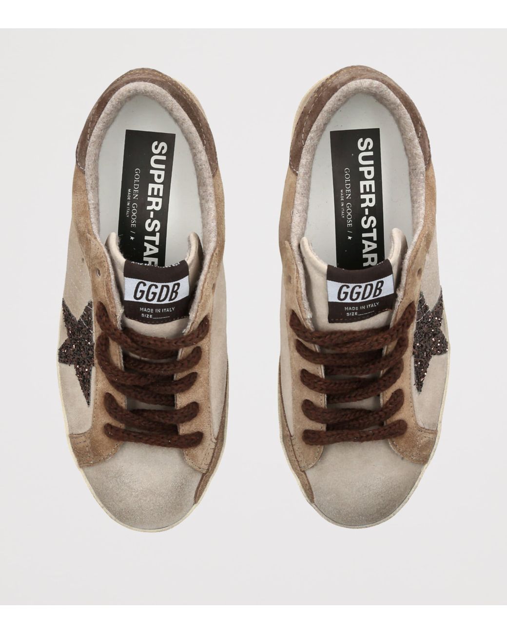 Golden Goose Deluxe Brand Brown Suede Super-Star Sneakers