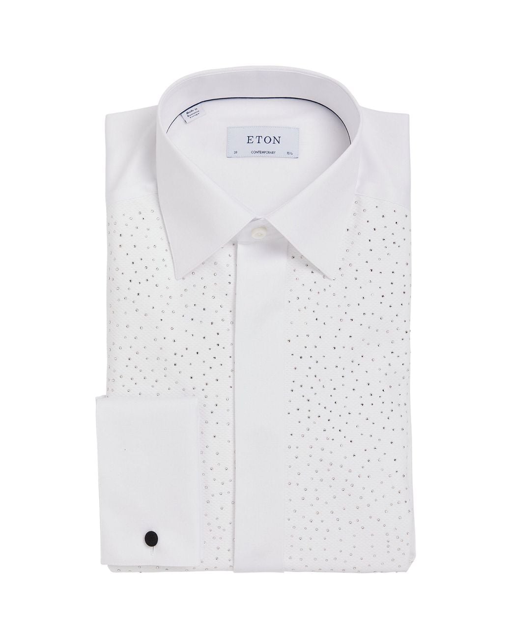 Eton Swarovski Crystal Tuxedo Shirt in White for Men Lyst