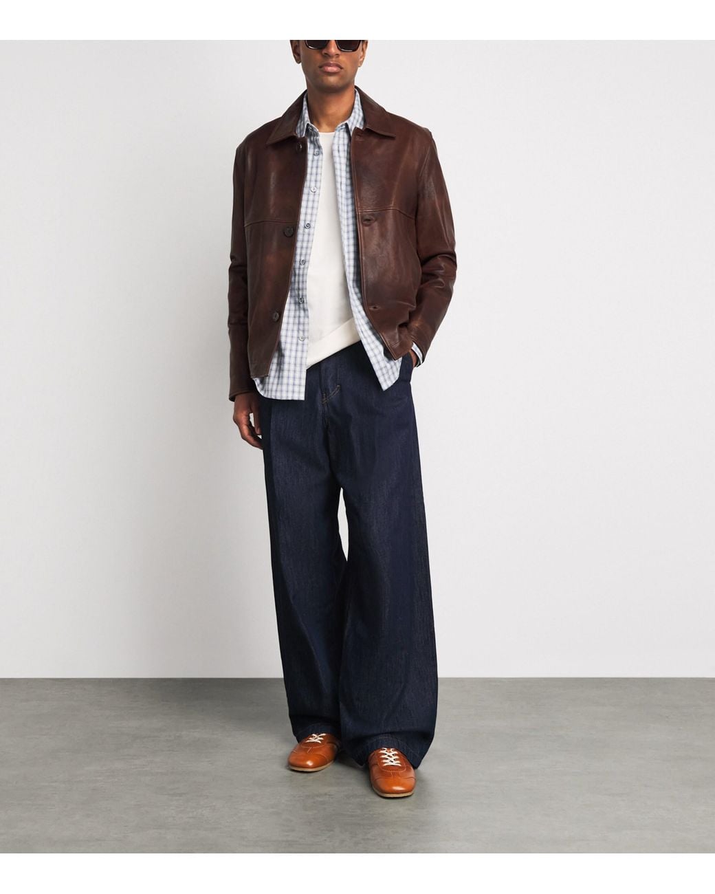 Arma Brown Sheepskin Steep Jacket for men