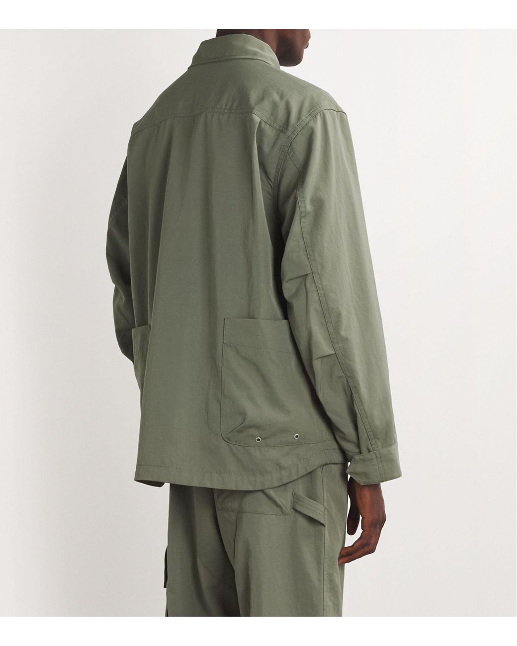 Snow Peak Takibi Weather Cloth Field Jacket in Green for Men | Lyst