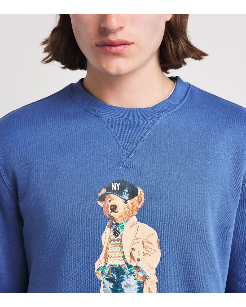 Polo Ralph Lauren Blue Polo Bear Sweatshirt for men