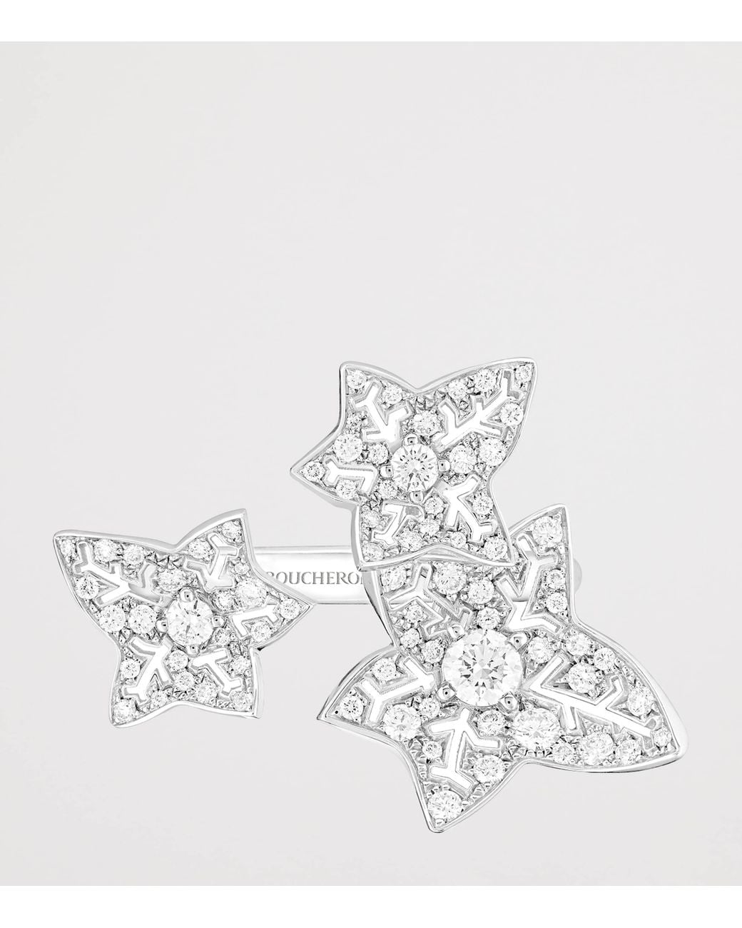 Boucheron White And Diamond Lierre De Paris Ring