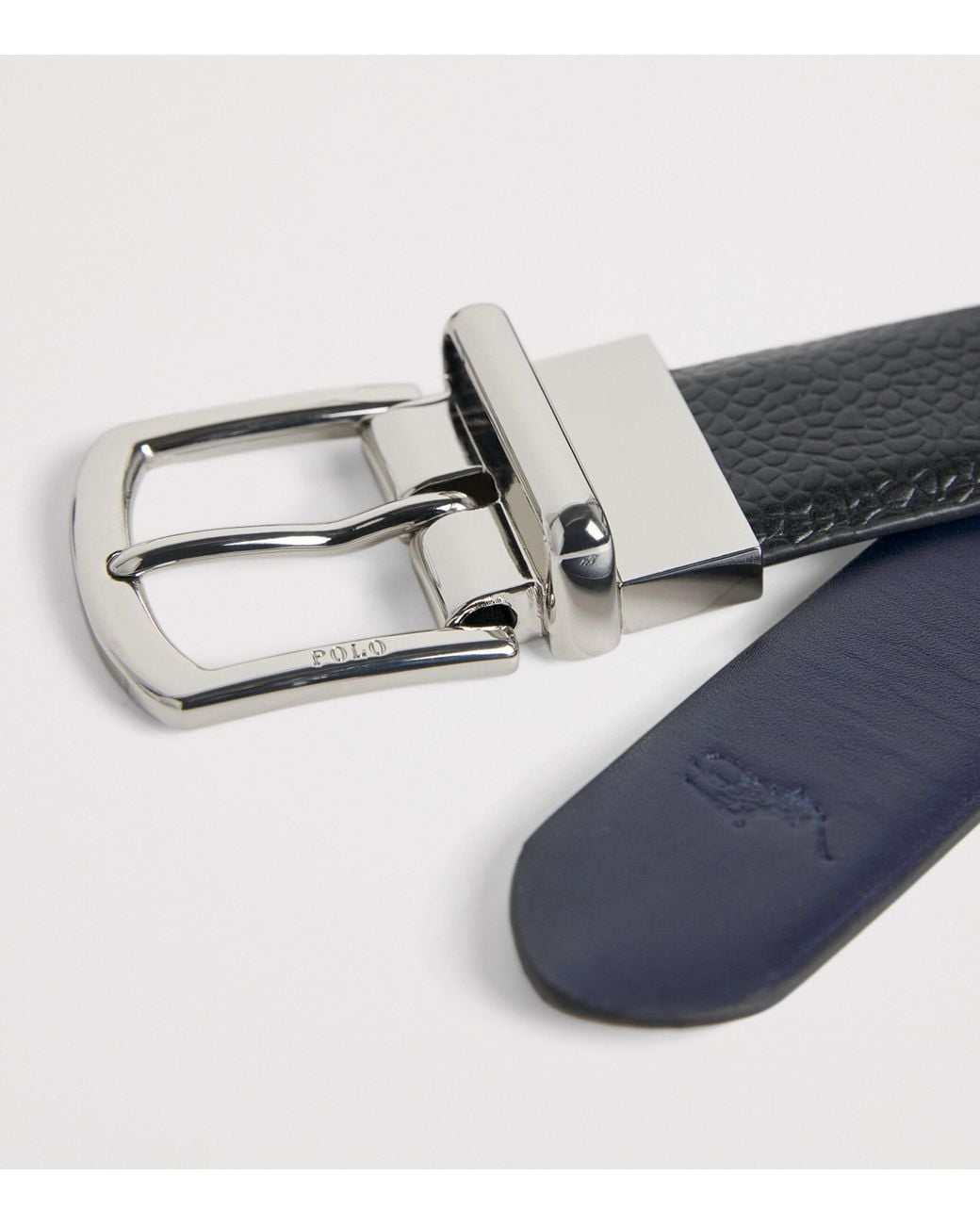 Polo Ralph Lauren Blue Leather Reversible Belt for men