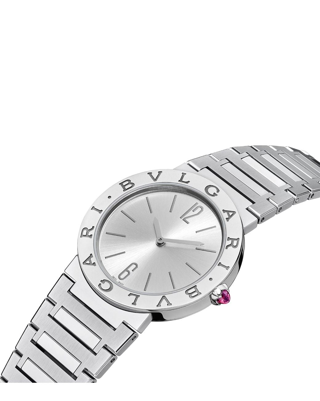 BVLGARI Metallic Stainless Steel Lady Watch