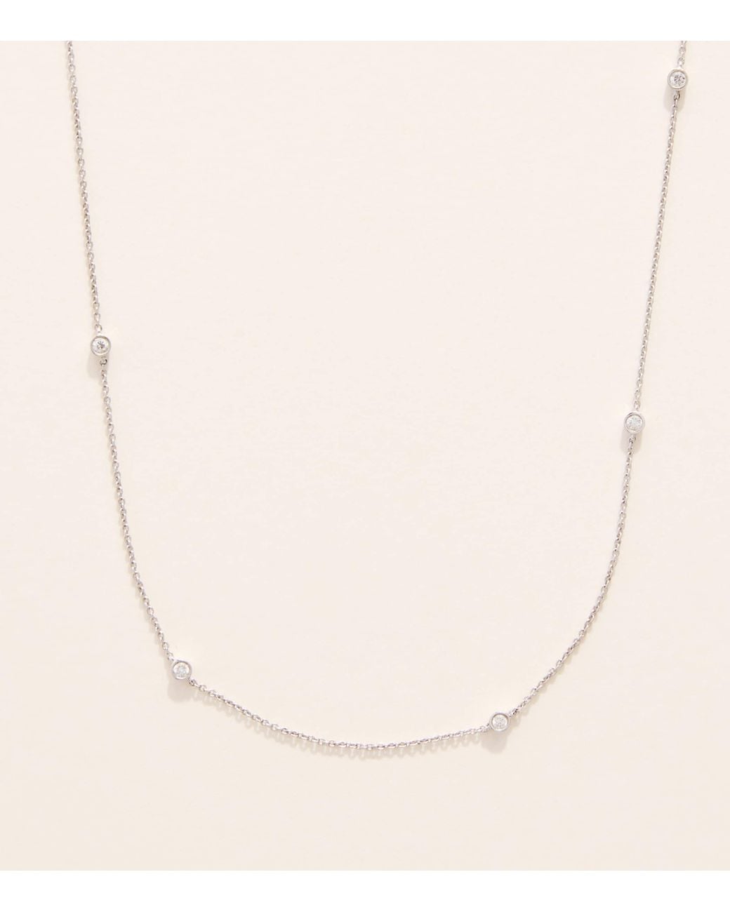 Rosa De La Cruz Natural And Diamond Dot Necklace