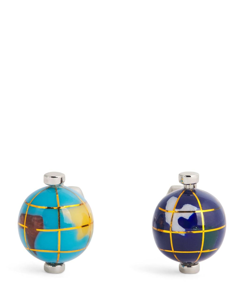 Paul Smith Blue Spinning Globe Cufflinks for men