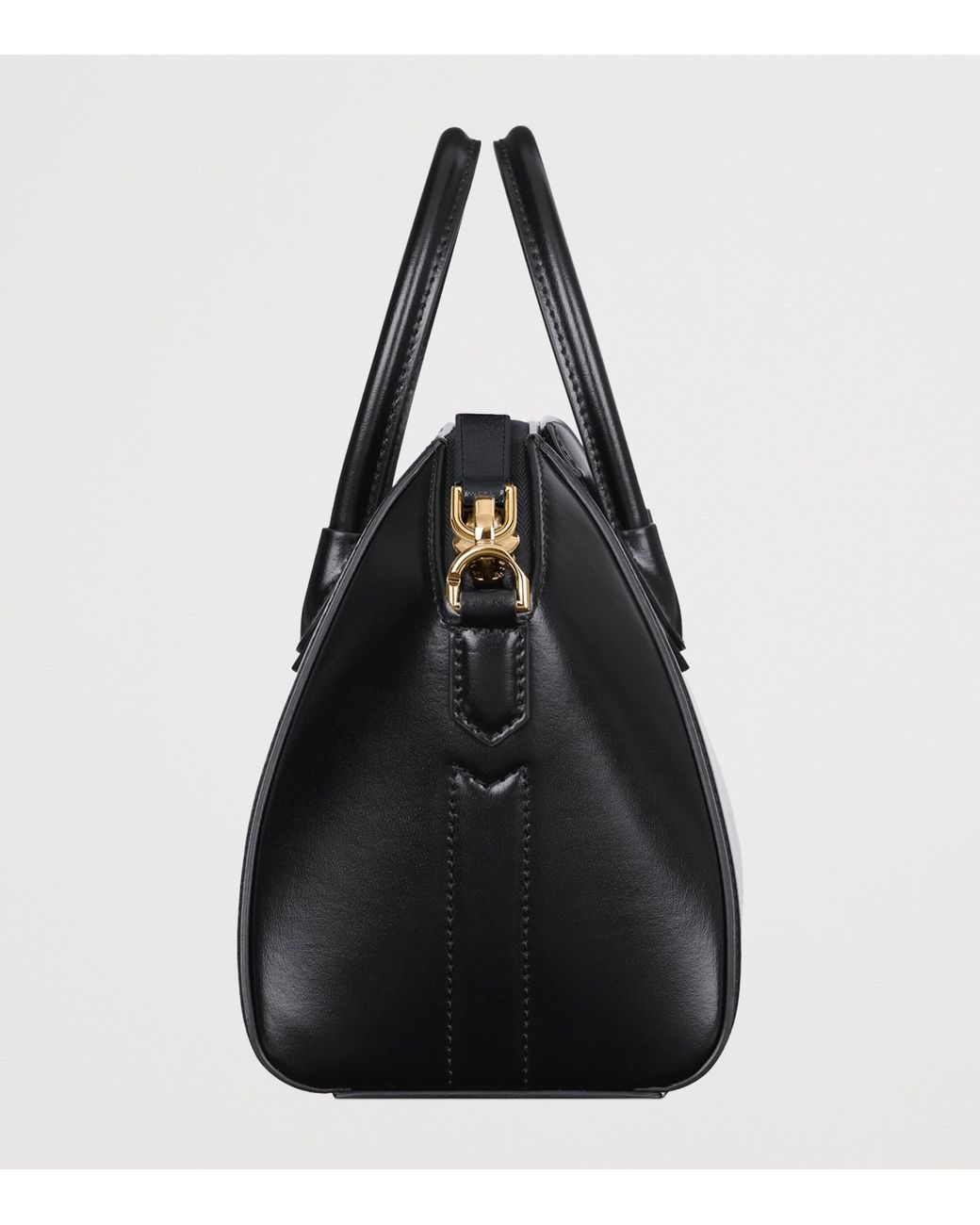 Givenchy Black Mini Leather Antigona Top-Handle Bag