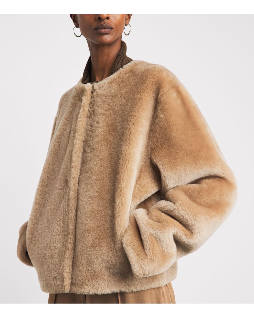 Charoux Natural Shearling Edie Coat