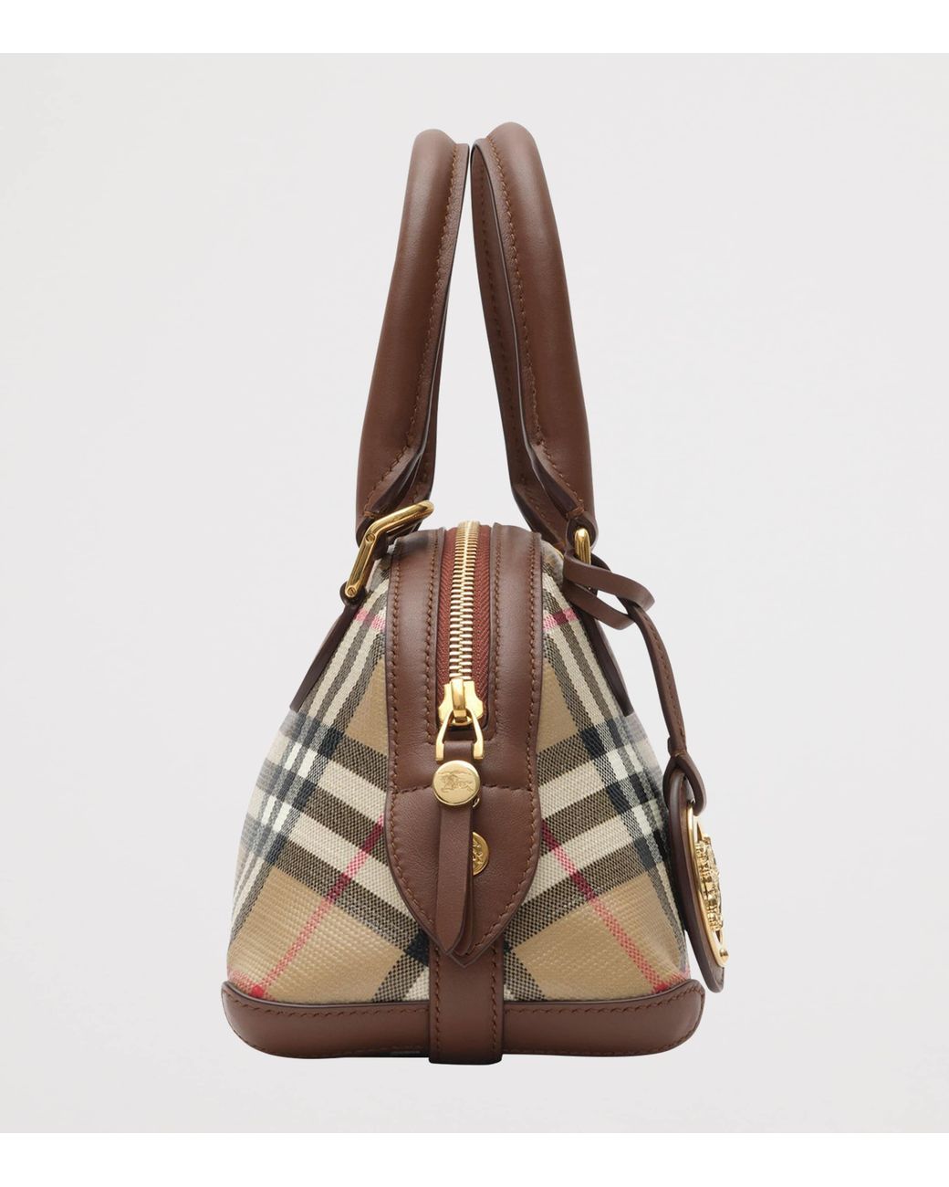 Burberry Brown Mini Primrose Top-Handle Bag