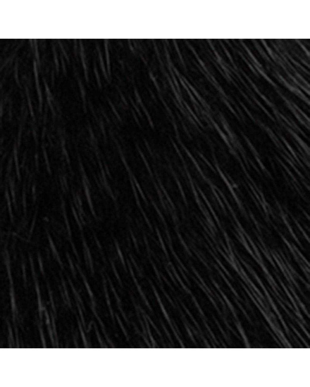 Loewe Black Leather-Fur Lion Tail Key Charm