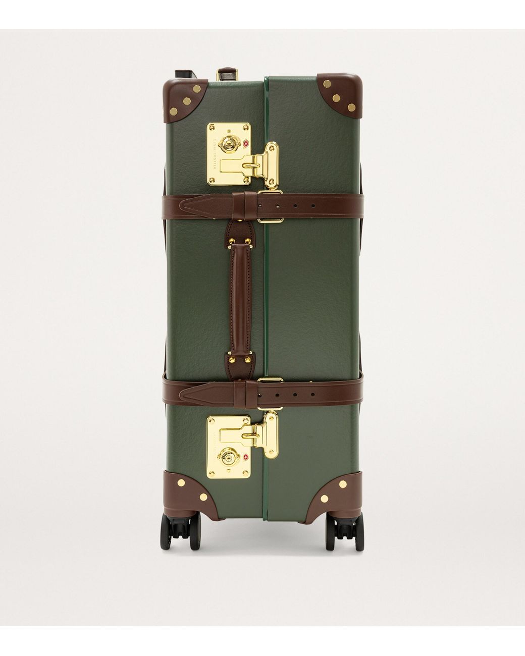 Globe-Trotter Green Medium Centenary 4-Wheel Suitcase