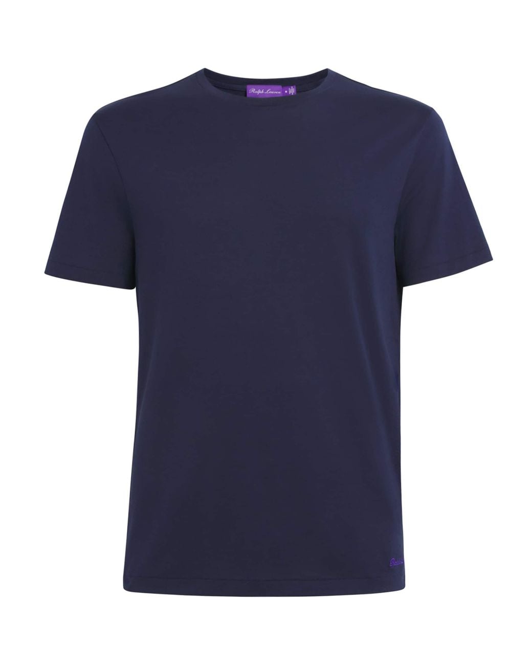 Ralph Lauren Blue Cotton Interlock T-Shirt for men