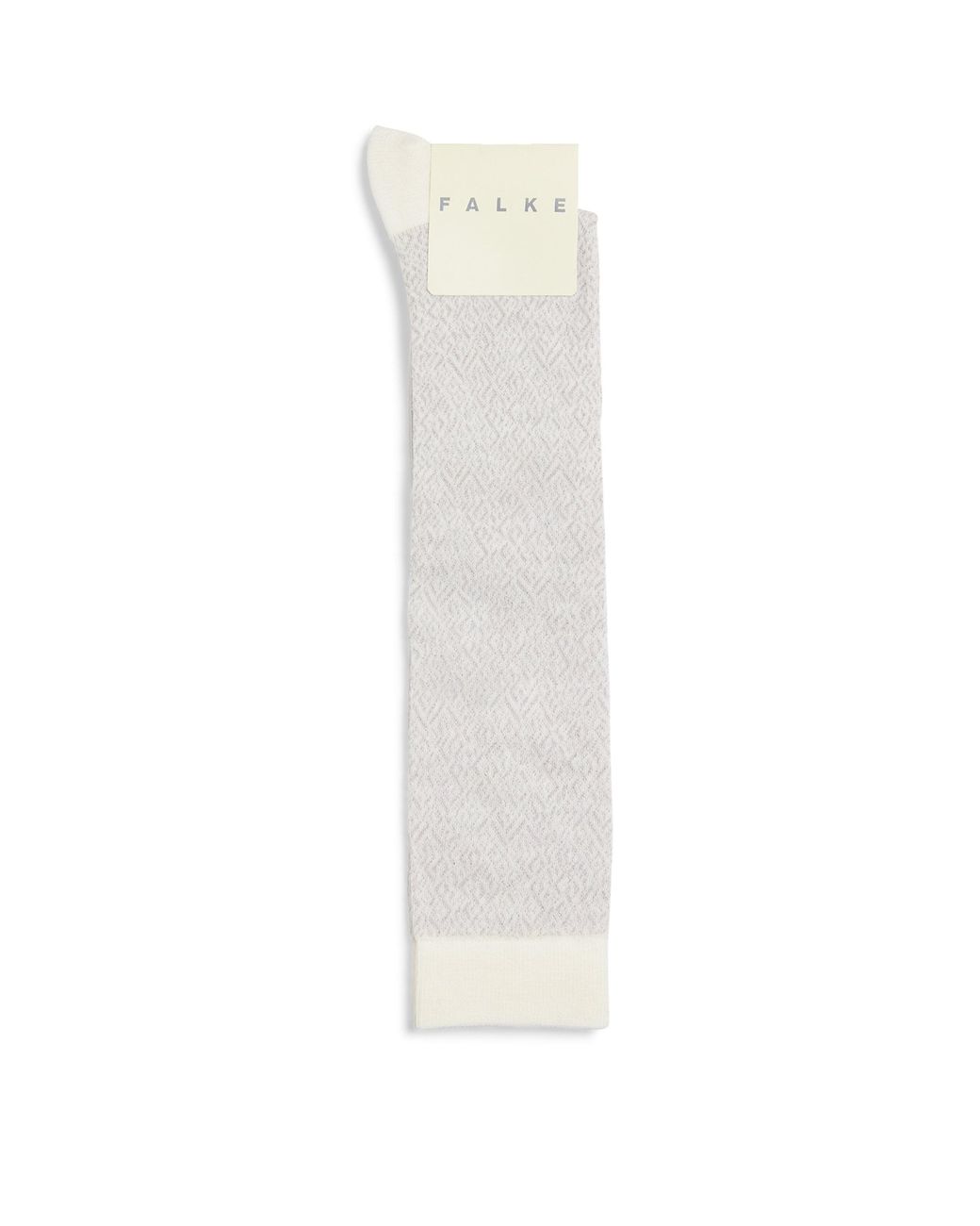 Falke White Wool-Blend Snow Glitter Knee-High Socks