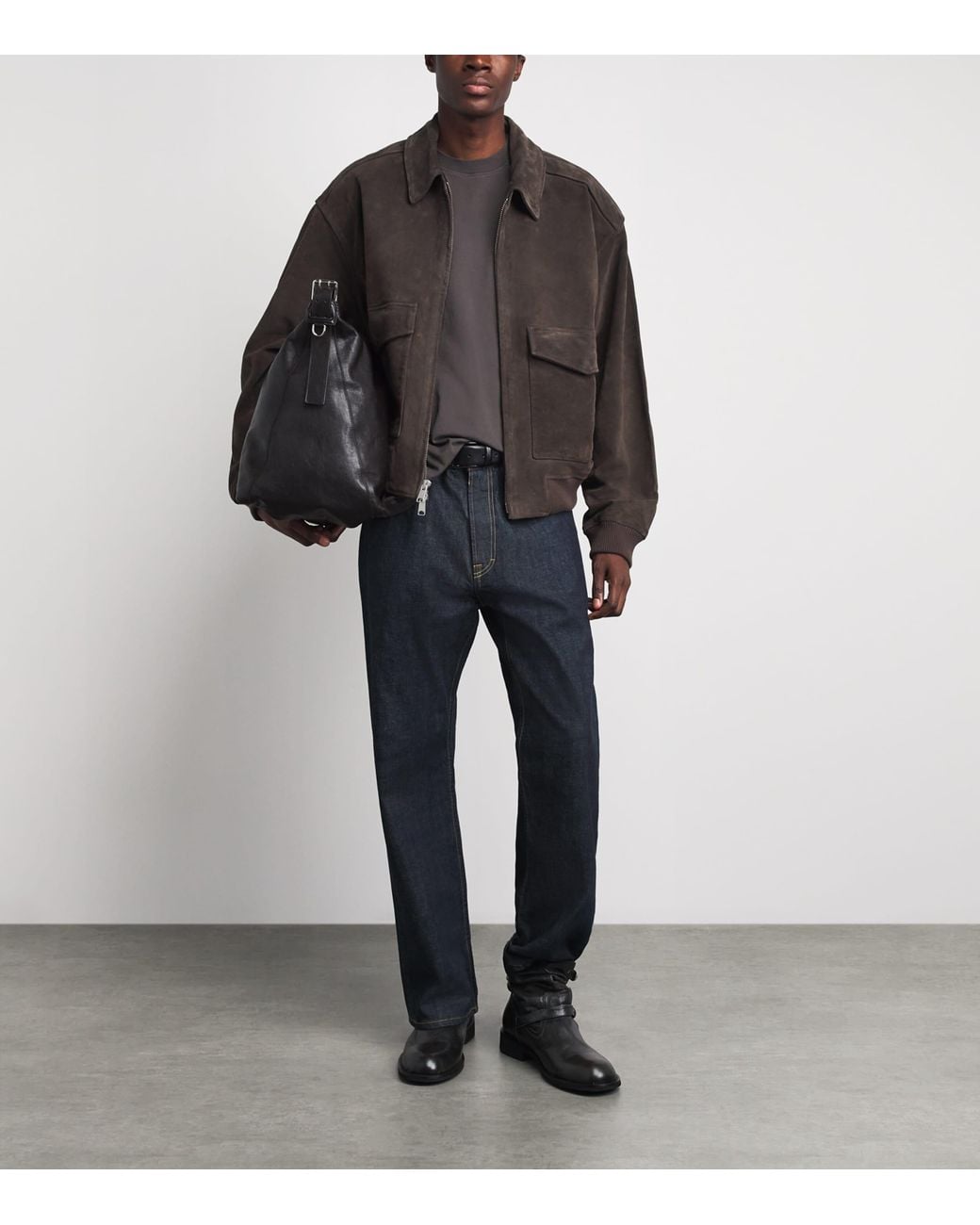 Agolde Gray Cotton Asha T-Shirt for men