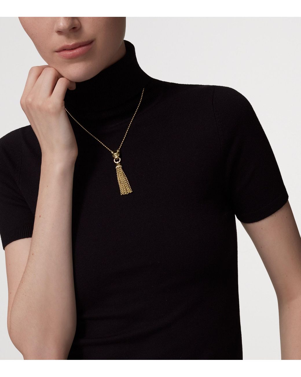 Cartier Metallic Diamond, Tsavorite And Onyx Panthère De Necklace