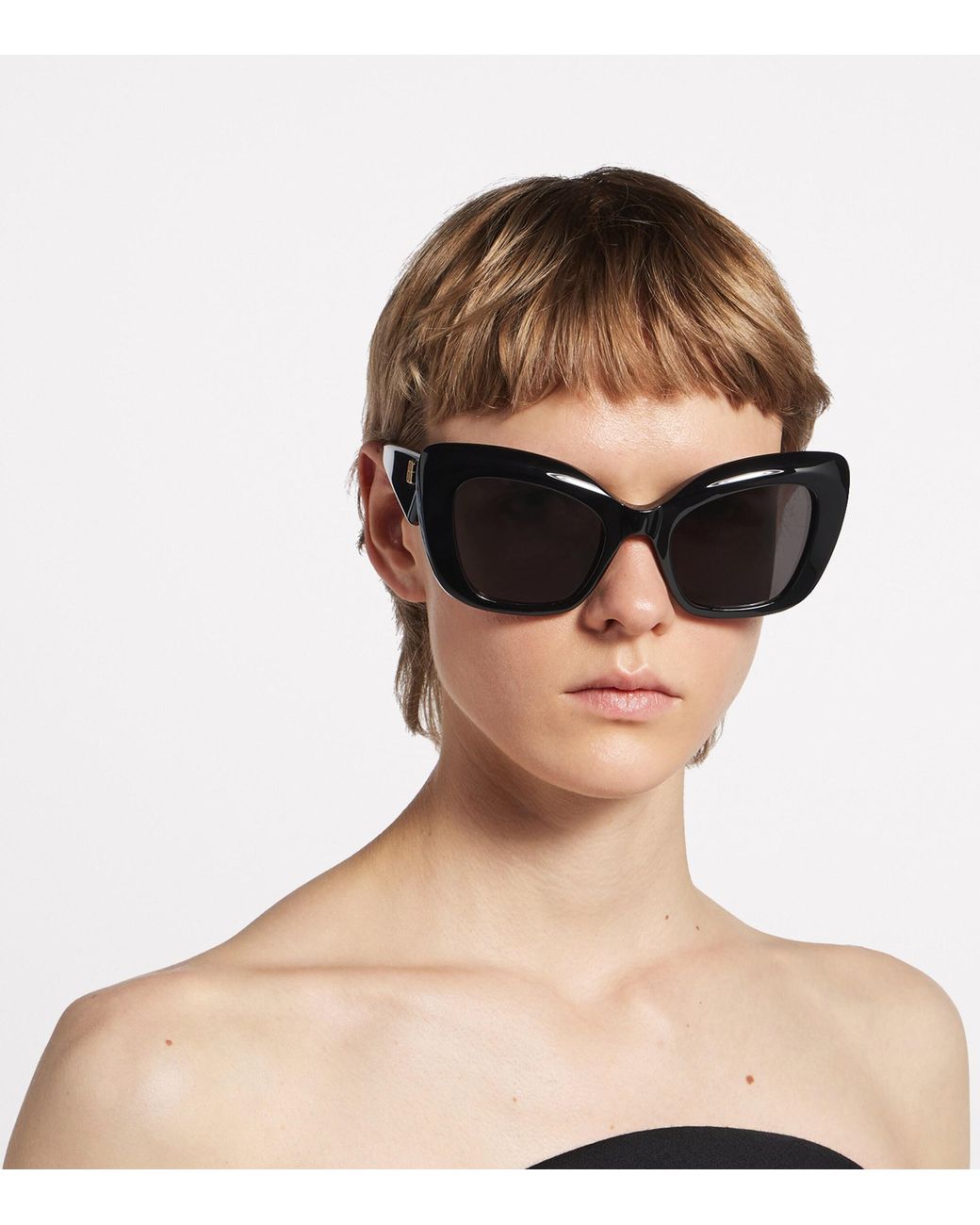 Balenciaga Black Diva Butterfly Sunglasses