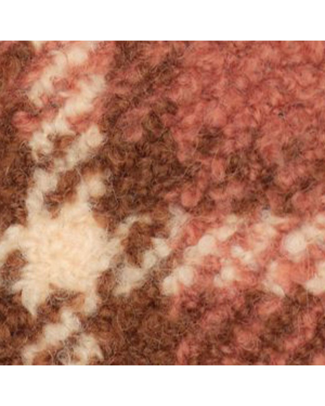 Burberry Red Alpaca-Wool Bouclé Scarf