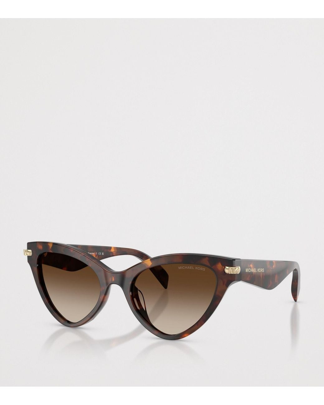 Michael Kors Brown Roanoke Cat Eye Sunglasses