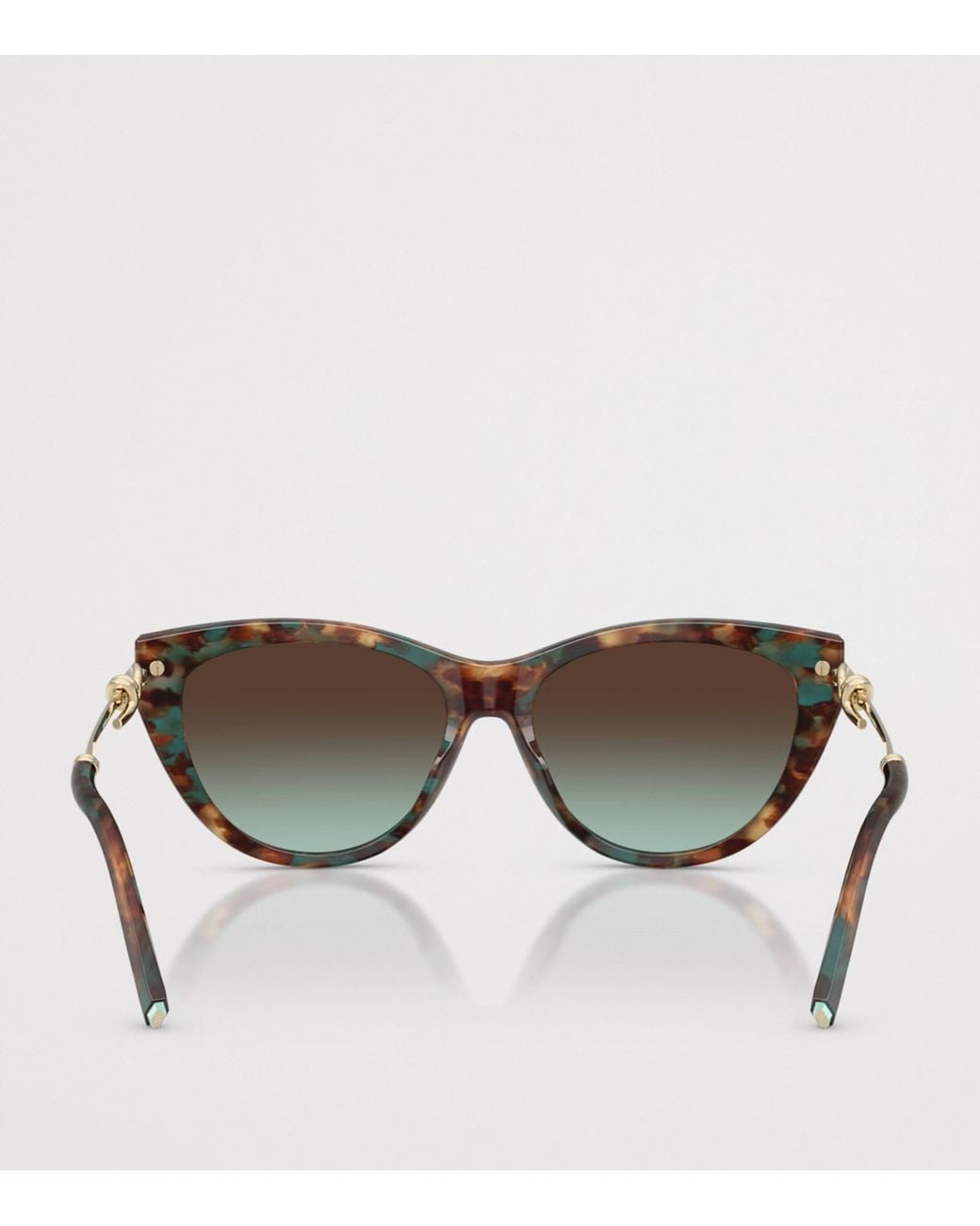 Tiffany & Co Brown Acetate Cat Eye Tf4253 Sunglasses