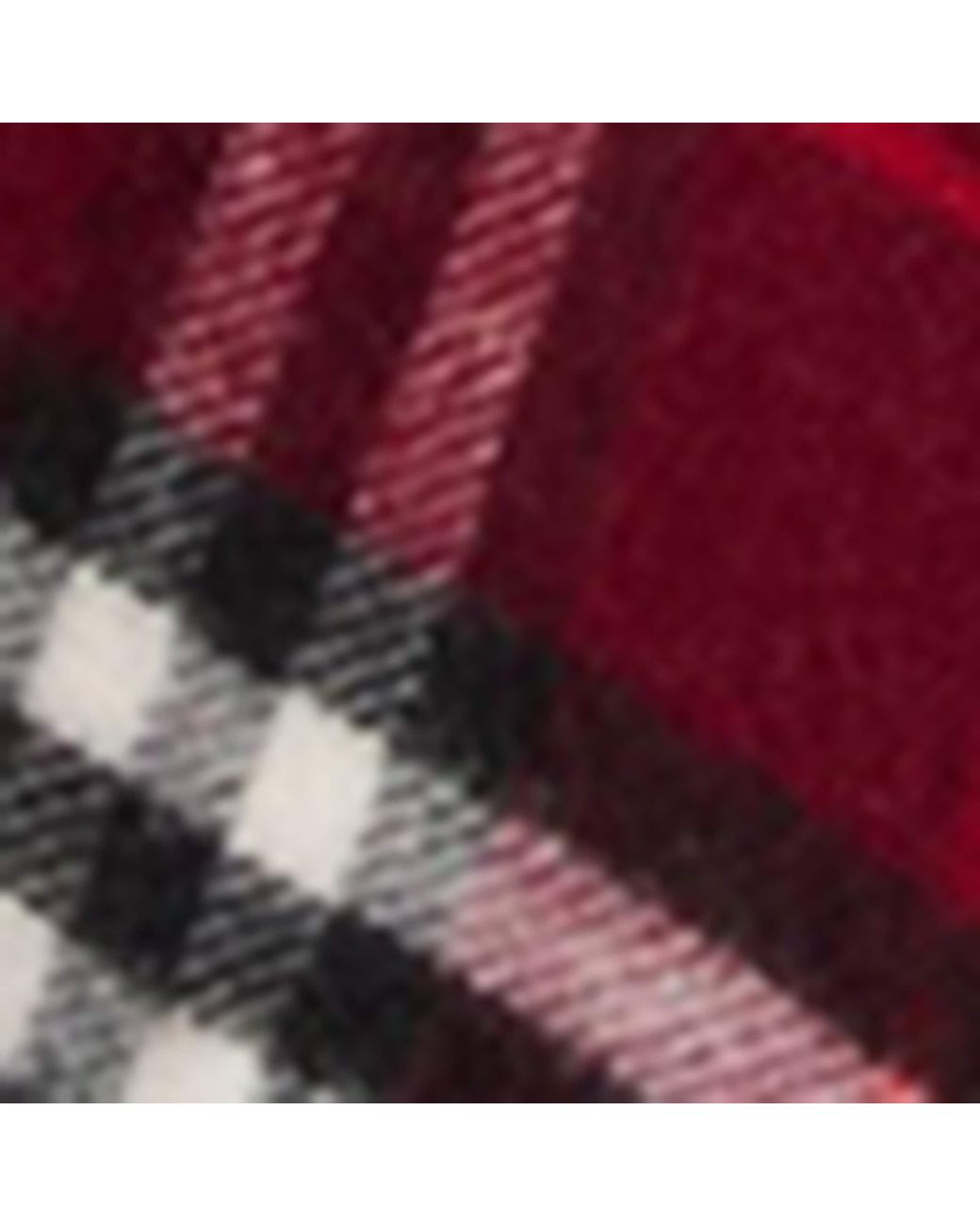 Burberry Red Check Wool Cashmere Cape