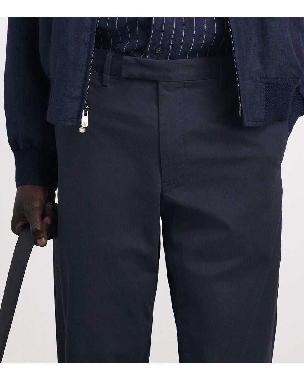 Polo Ralph Lauren Blue Stretch-Cotton Straight Chinos for men