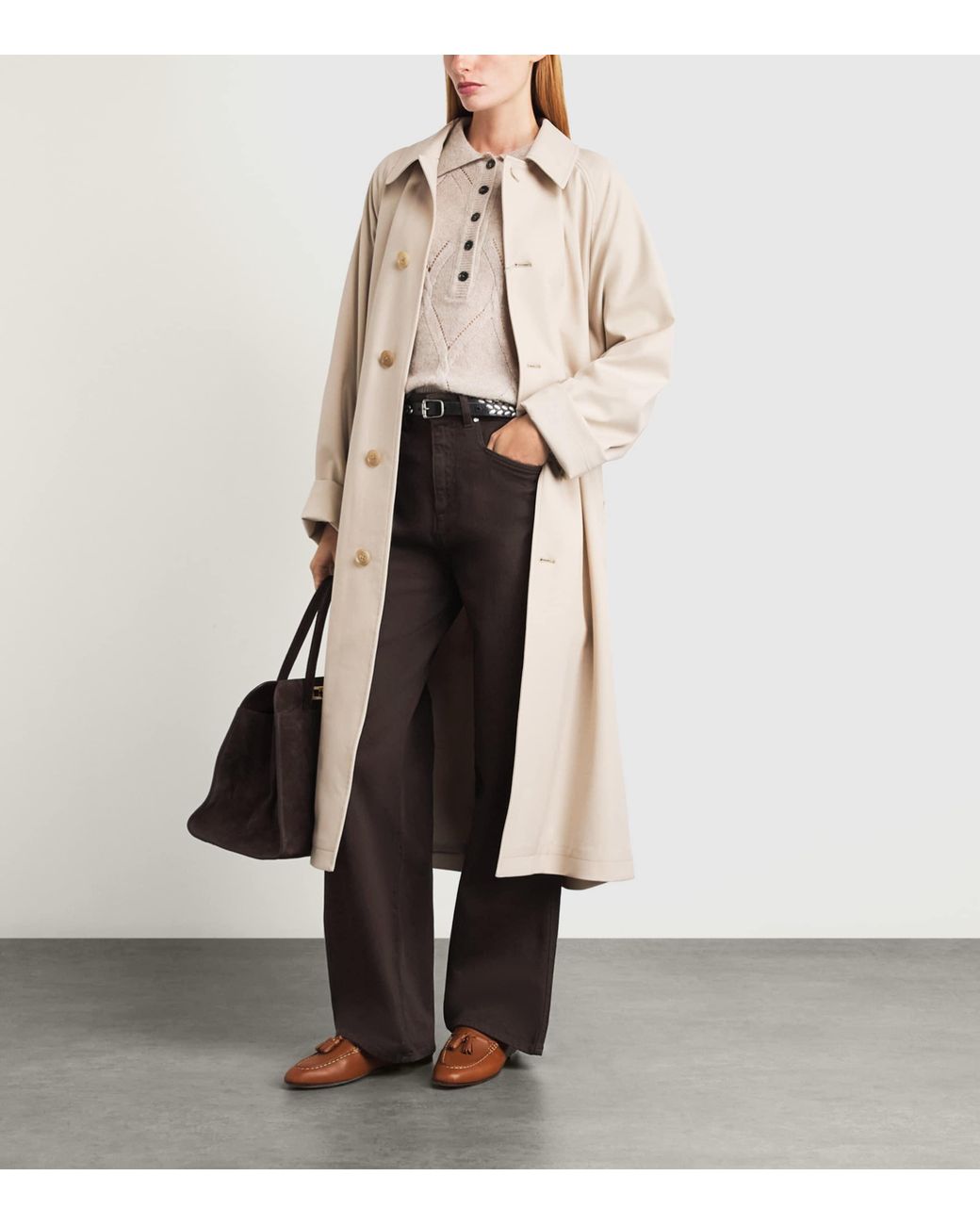 Kiton Brown Straight Jeans