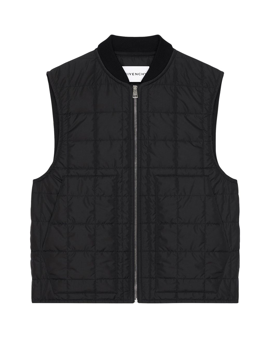 Givenchy Black Square Quilted Gilet for men