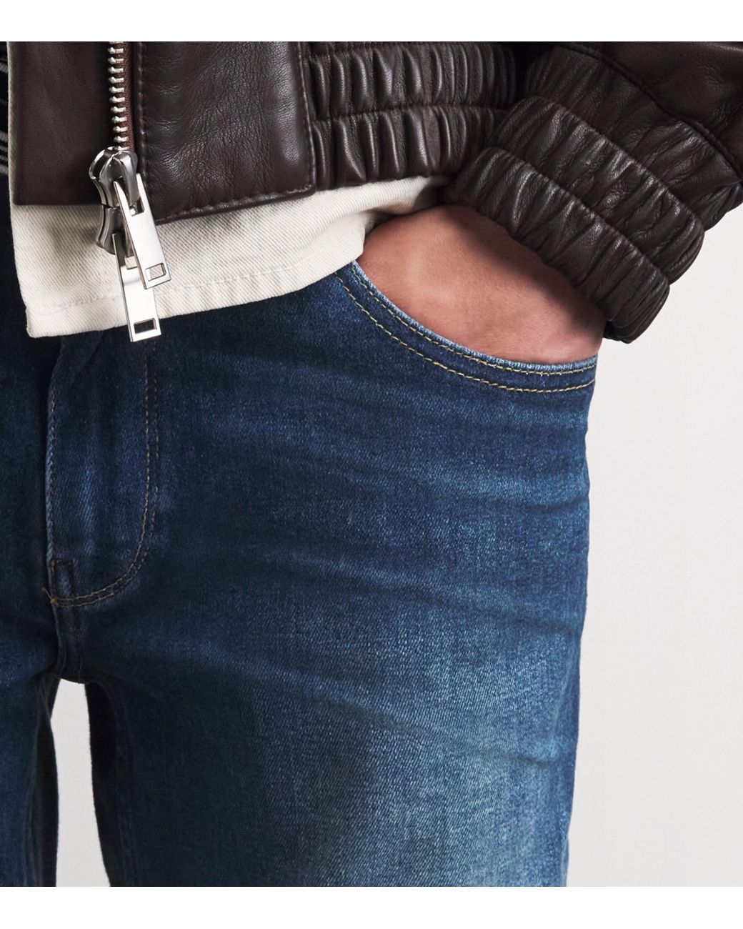 PAIGE Blue Federal Slim Jeans for men