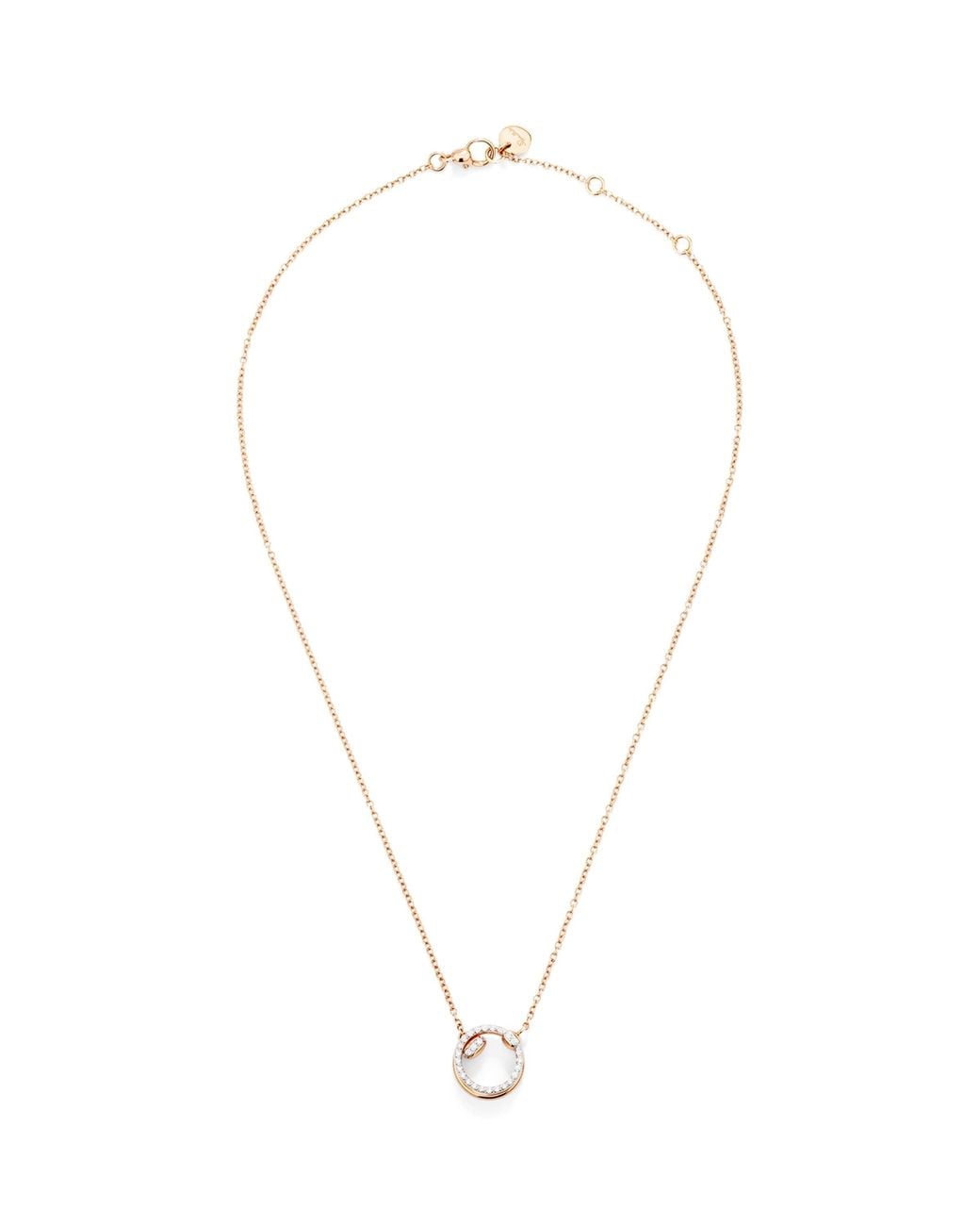 Pomellato Metallic And Diamond Together Necklace