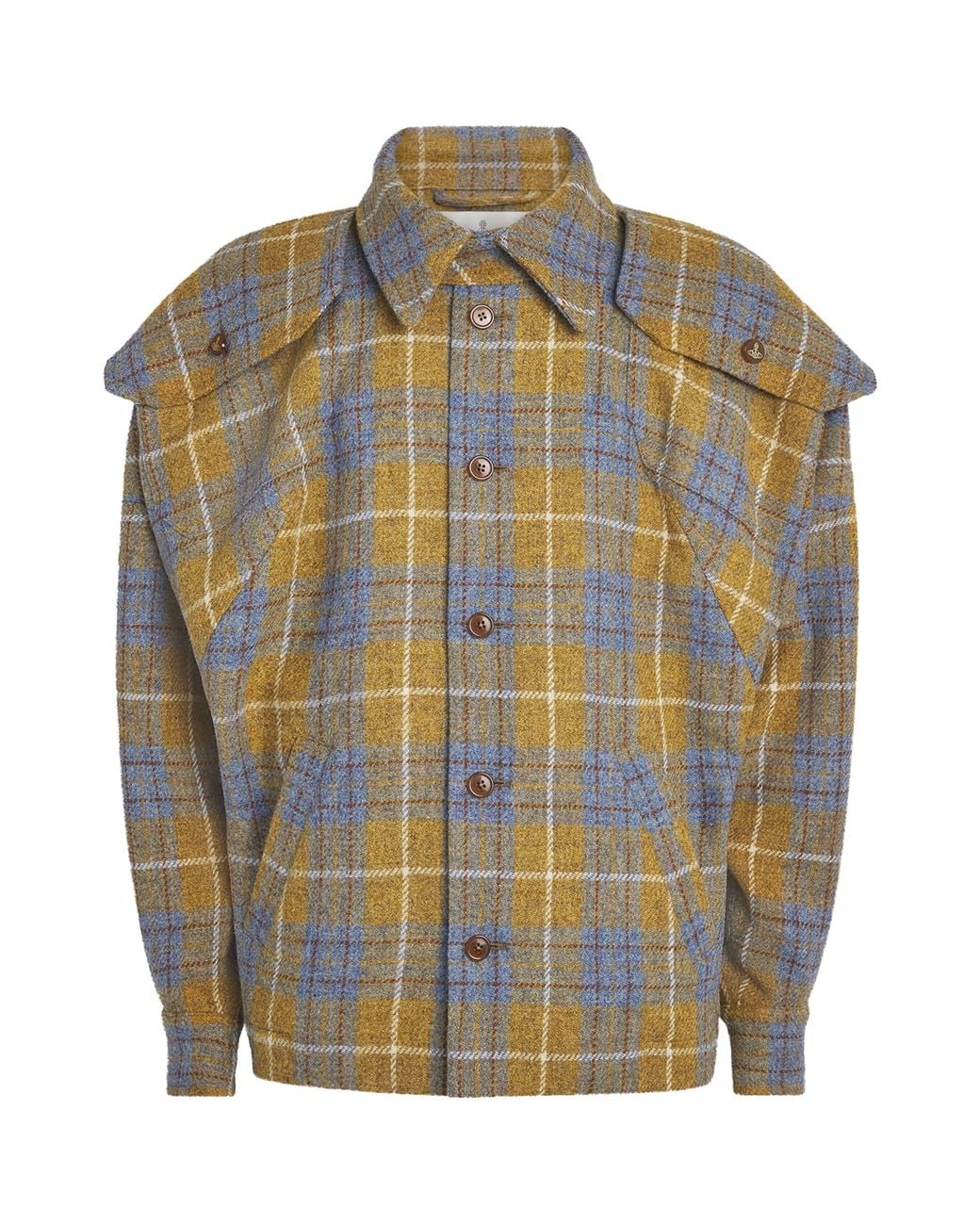 Vivienne Westwood Multicolor Wool Check Broad Jacket for men