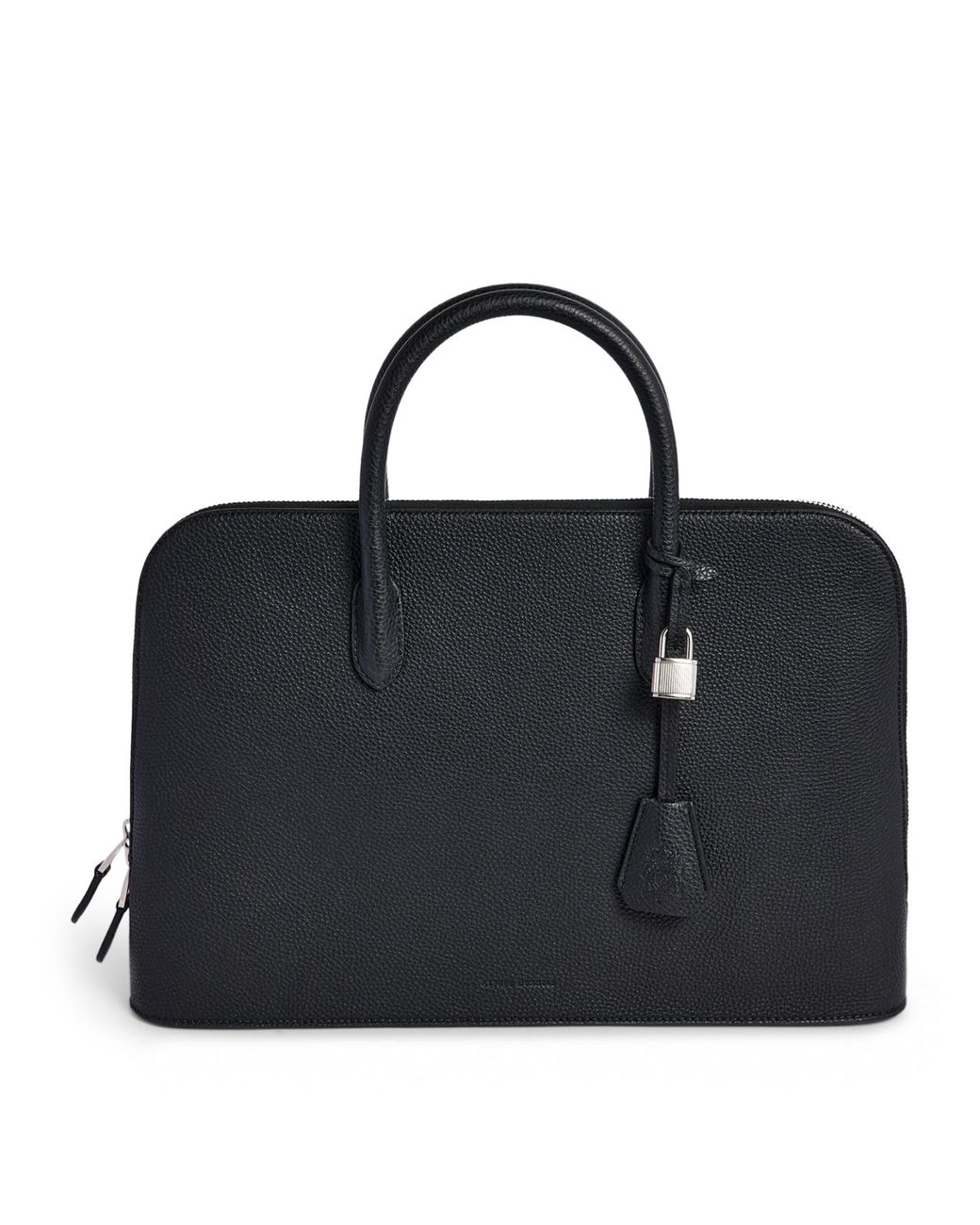 Dunhill Black Leather Bourdon 41 Briefcase for men