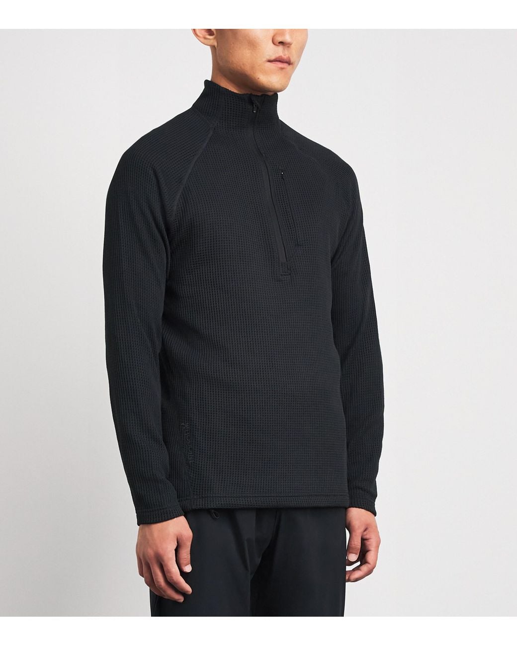 houdini Blue Pace Flow Half-Zip Sweatshirt for men