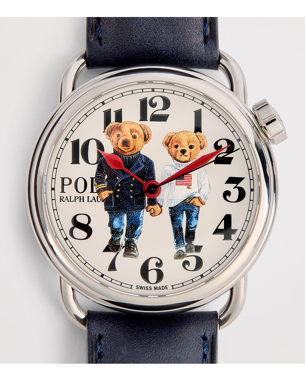 Polo Ralph Lauren Gray Stainless Steel Ralph And Ricky Bear Watch for men