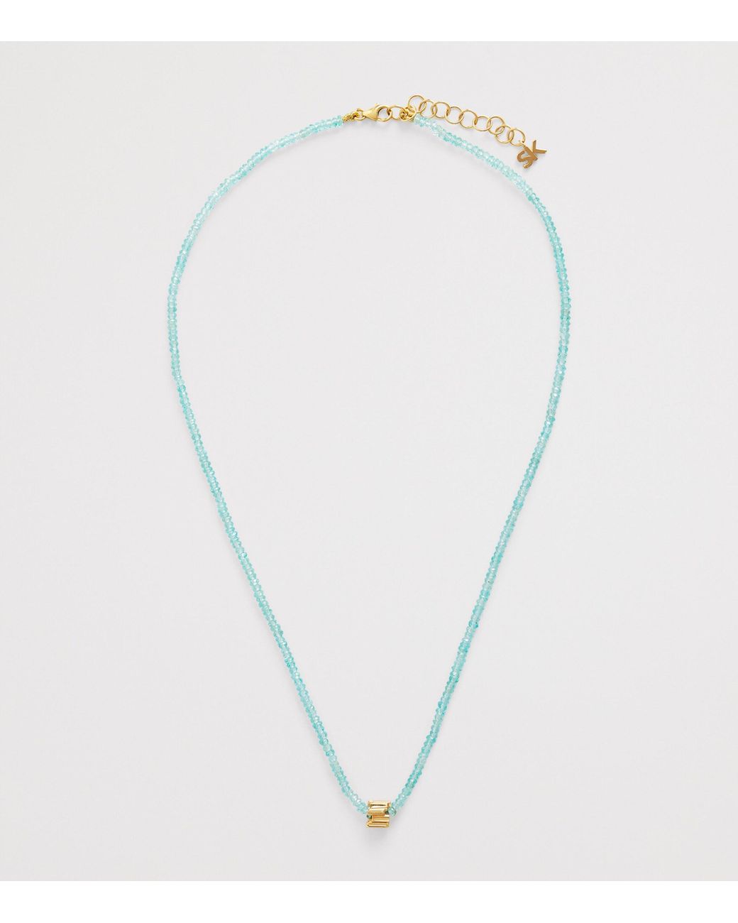Suzanne Kalan Metallic And Apatite Infinite Beaded Necklace