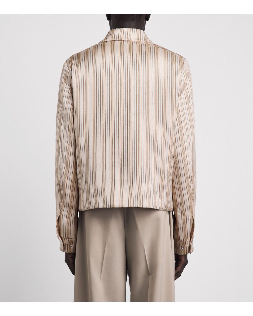 Amiri Natural Stripe Logo Jacket for men