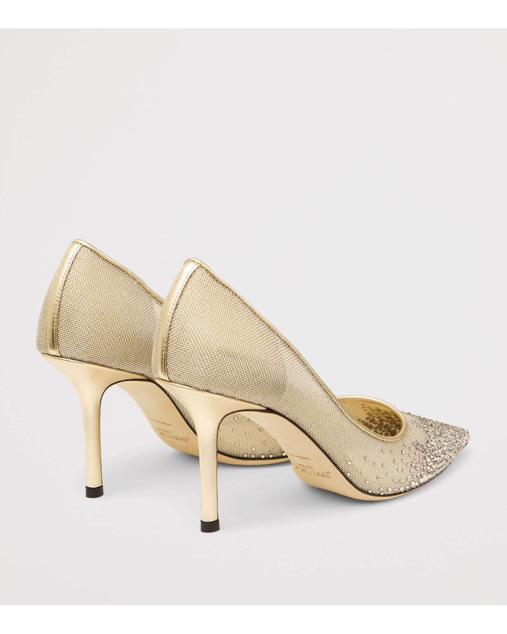 Jimmy Choo Natural Love 85 Embellished Pumps