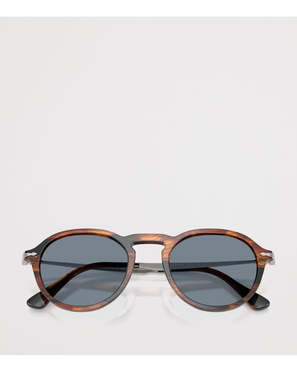 Persol Blue Tortoiseshell Phantos Sunglasses